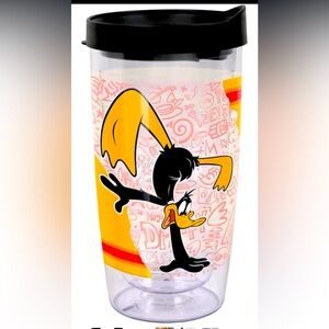 Looney Tunes Daffy Double-Walled Plastic Travel Tumbler